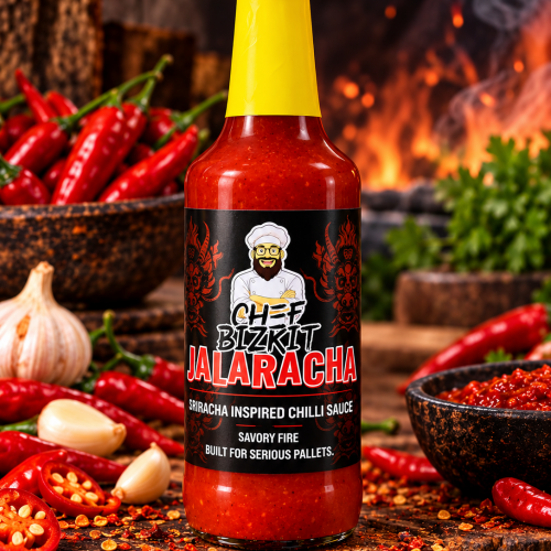 Chef Bizkit Red Jalaracha – Sriracha-Inspired Chilli Sauce - 250ml