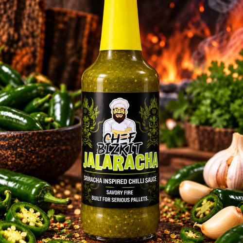 Chef Bizkit Green Jalaracha – Sriracha-Inspired Chilli Sauce - 250ml